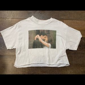 Rachel and Ross (friends) cropped tee
